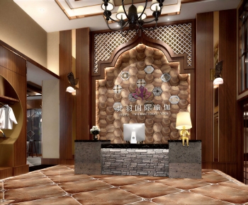 Modern Office Reception Desk-ID:227509985