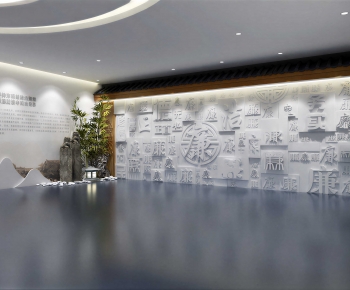 Modern Exhibition Hall-ID:755939019
