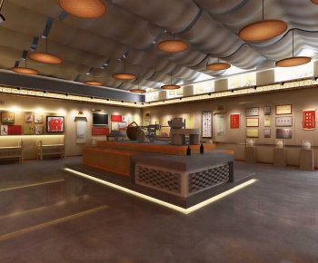 Modern Exhibition Hall-ID:982796919