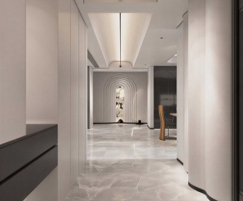 New Chinese Style Hallway-ID:658137084