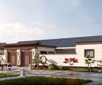 New Chinese Style Courtyard/landscape-ID:656711104