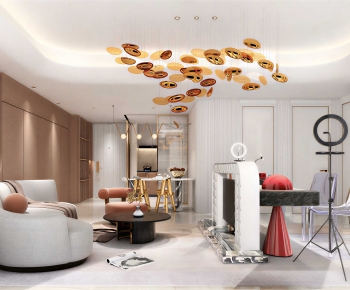 Modern A Living Room-ID:869740966