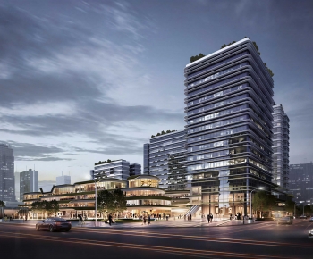 Modern Appearance Of Commercial Building-ID:225510675