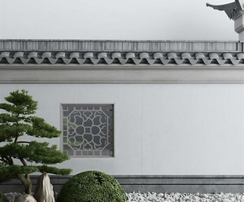 New Chinese Style Courtyard/landscape-ID:487524038