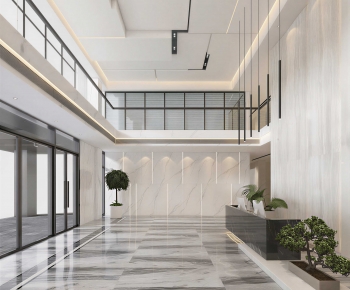 Modern Office Reception Desk-ID:805655002