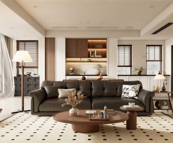 Modern A Living Room-ID:348325971