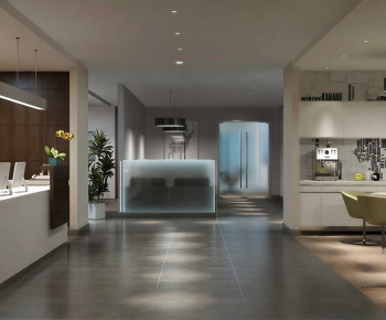 Modern Office Reception Desk-ID:277585038