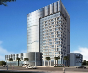 Modern Building Appearance-ID:349194055