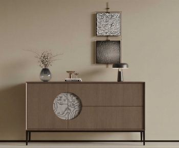 New Chinese Style Side Cabinet-ID:857405909