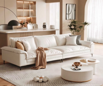 Modern Three-seat Sofa-ID:886413106