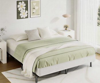 Modern Double Bed-ID:386790998