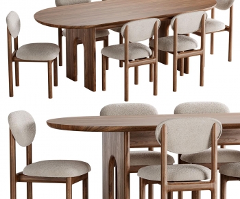 Modern Dining Table And Chairs-ID:915838009