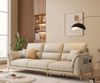 Modern Three-seat Sofa-ID:343871124