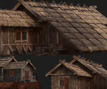 New Chinese Style Ancient Architectural Buildings-ID:372920994
