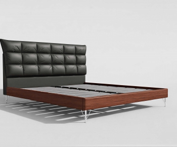 Modern Double Bed-ID:130999093