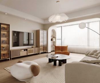Modern A Living Room-ID:375945099
