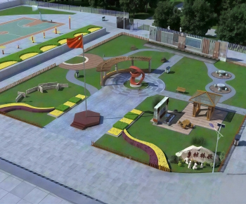 Modern Park Landscape-ID:212866075
