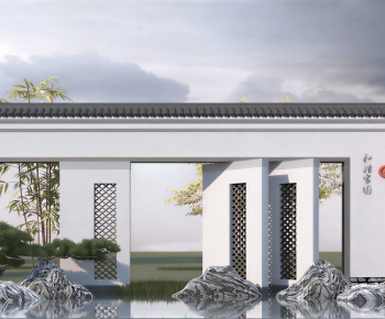 Chinese Style Door-ID:784145124