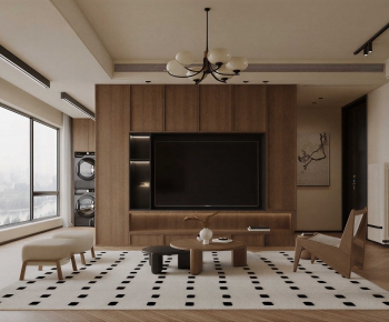 Modern A Living Room-ID:595197923