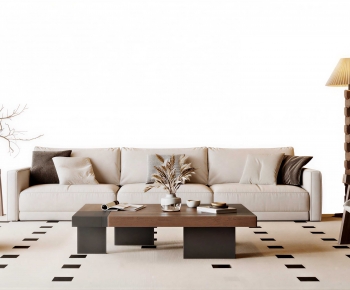 Modern Three-seat Sofa-ID:950382955