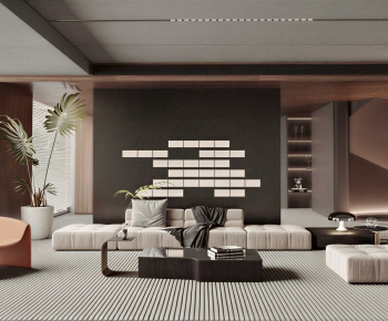 Modern A Living Room-ID:494800093