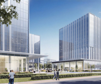 Modern Appearance Of Commercial Building-ID:343732124