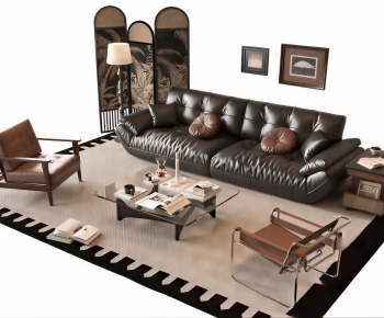French Style Sofa Combination-ID:128648047