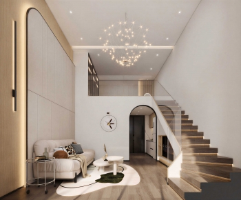 Modern A Living Room-ID:382967957