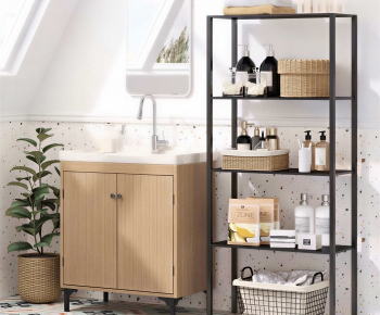 Modern Bathroom Cabinet-ID:442157989