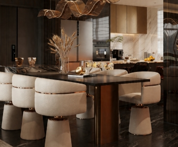 Modern Dining Table And Chairs-ID:714785109