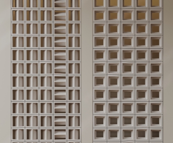 Modern Cement Brick Screen Partition-ID:957262994