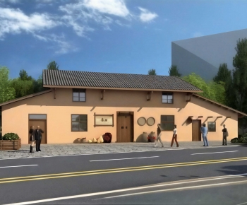 Modern Building Appearance-ID:699635036