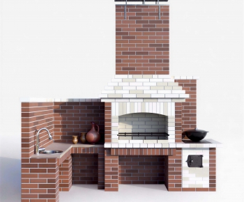 Simple European Style Fireplace-ID:304769048