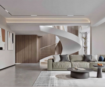 Modern A Living Room-ID:801188994