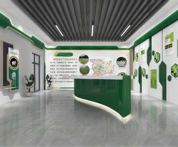 Modern Exhibition Hall-ID:710617076