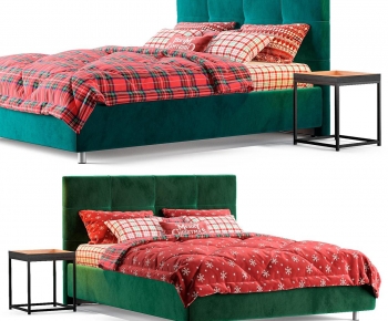 Modern Double Bed-ID:421642072