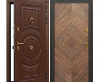 Simple European Style Entrance Door-ID:464643005