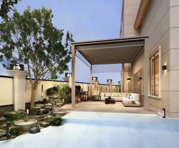 Modern Courtyard/landscape-ID:862019195