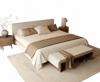 Modern Double Bed-ID:572941064