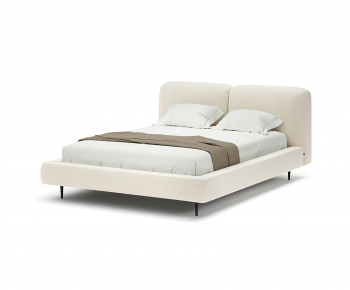 Modern Double Bed-ID:855423933