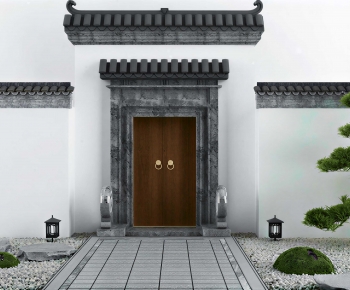 Chinese Style Facade Element-ID:405529025