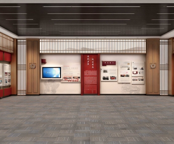 New Chinese Style Exhibition Hall-ID:779354107
