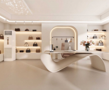 Modern Clothes Storage Area-ID:988390925