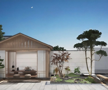 New Chinese Style Courtyard/landscape-ID:545674093