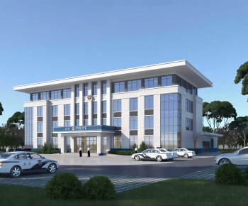Modern Building Appearance-ID:610536102