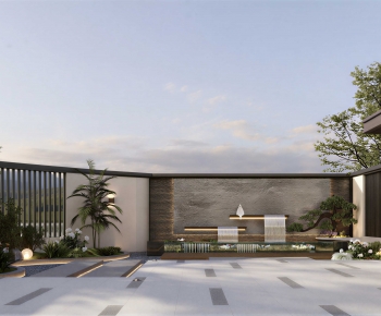 Modern Courtyard/landscape-ID:276829001