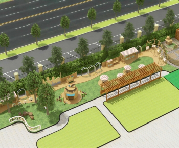 Modern Architectural Bird's-eye View Planning-ID:216075901