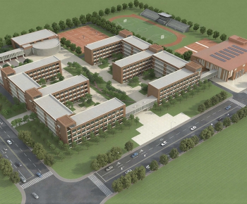 Modern Architectural Bird's-eye View Planning-ID:945955046
