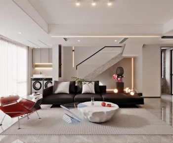 Modern A Living Room-ID:796159984