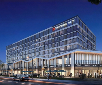Modern Building Appearance-ID:184175972